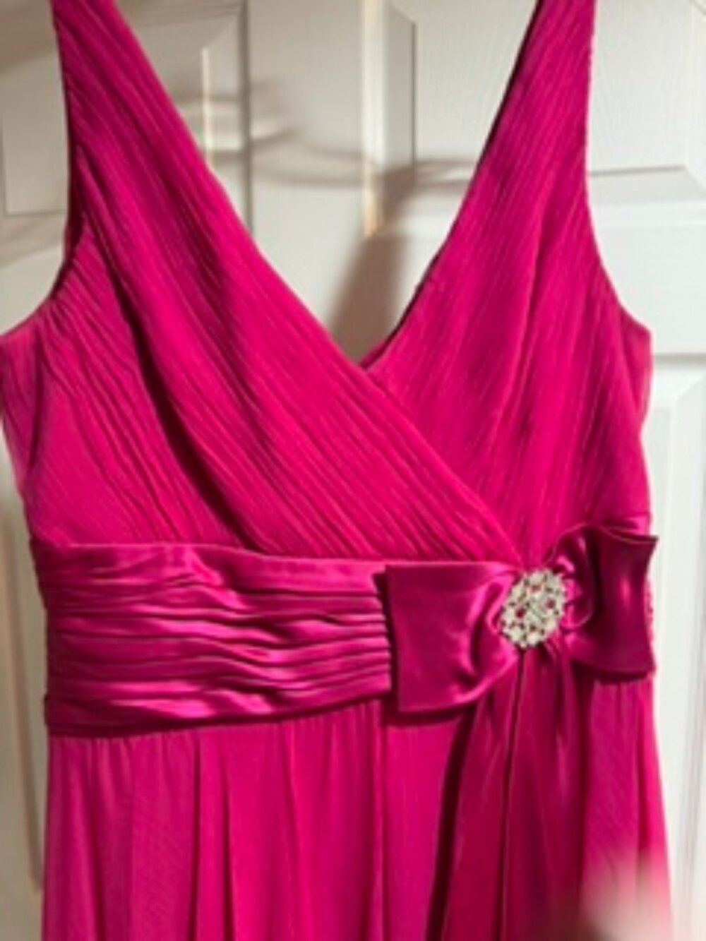 Pink Tea Length Cocktail Dress